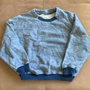 Blue Guess Cropped Sweatshirt